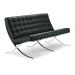 LUX113/2 Mies Van Der Rohe - Divano 2 posti con cuscini imbottiti