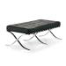 LUX114/2 Mies Van Der Rohe - Pouff con cuscino imbottito